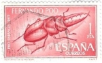 Stamps Spain -  Escarabajo