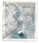 Stamps Spain -  Francisco Franco