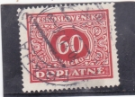 Stamps Czechoslovakia -  cifra