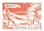 Stamps Russia -  paracaidismo