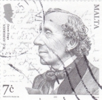 Stamps Malta -  Hans Christian Andersen
