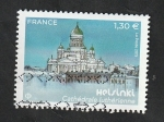 Stamps France -  Catedral luterana, de Helsinki