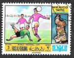 Stamps United Arab Emirates -  YtPA31C - Campeonato Mundial de Fútbol México 70