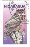 Stamps Nicaragua -  aves