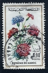 Stamps Morocco -  Flor