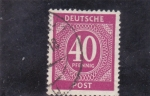 Stamps Germany -  cifra