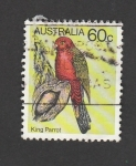 Stamps Australia -  Loro rey