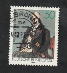Stamps Germany -  1016 - 100 Anivº del nacimiento de Otto Warburg