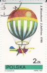 Stamps Poland -  GLOBO AEROSTATICO