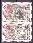 Stamps France -  200 aniversario Revolución francesa
