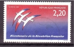 Stamps France -  Bicentenario revolución francesa