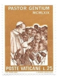 Stamps Vatican City -  Pablo VI en África