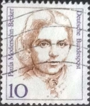 Stamps Germany -  Scott#1476 , intercambio 0,20 usd. , 10 cents. , 1988