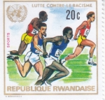 Stamps Rwanda -  LUCHA CONTRA EL RACISMO