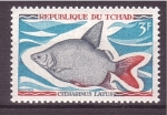 Stamps Chad -  serie- Peces