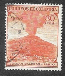 Stamps Colombia -  C244 - Volcán Galeras
