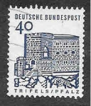 Stamps Germany -  908 - Edificios Alemanes a través de 12 Siglos