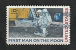 Stamps United States -  73 - Primer hombre la la Luna, Neil Armstrong