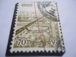 Stamps Egypt -  Puente 6 de Octubre-El Cairo.
