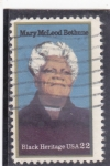 Stamps United States -  MARY MCLEOD BETHUNE 