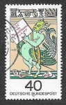 Stamps Germany -  1223 - 300 Aniversario del Nacimiento de Johann Jacob Christoph von Grimmelshausen 