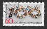Stamps Germany -  1365 - Centenario del Seguro Social