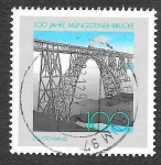 Stamps Germany -  1972 - Centenario del Puente Müngsten  