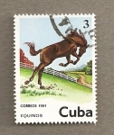 Stamps Cuba -  Equinos