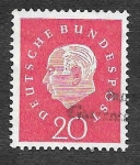 Stamps Germany -  795 - Theodor Heuss