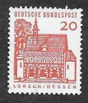 Stamps Germany -  905 - Edificios Alemanes
