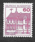 Stamps Germany -  1311 - Castillo de Rheydt