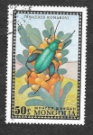 Stamps Mongolia -  670 - Escarabajo