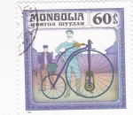 Stamps Mongolia -  bicicletas de epoca 