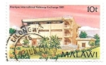 Stamps Malawi -  arquitectura