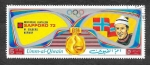 Stamps United Arab Emirates -  JJOO Sapporo´72 (Medallas de Oro)