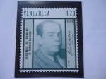 Stamps Venezuela -  Rómulo Gallegos (1884-1969) Centenario del Nacimiento del Presidente Gallegos - Su Firma.