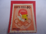 Stamps Costa Rica -  Judo - Olimpiadas de Verano-Tokio 1964.