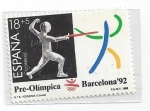 Stamps Spain -  3025 - Pre-Olimpicos Barcelona'92