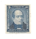 Stamps Chile -  80 Aniversario de la muerte de Andres Bello