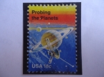 Stamps United States -  Probing the Planets - Sondeando los Planetas - Un logro pionero