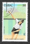 Stamps Cuba -  3480 - Tenis Copa Davis