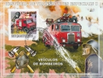 Stamps Mozambique -  Vehículos de Bomberos