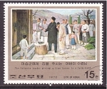 Stamps North Korea -  Actividades revolucionarias de Kim Il Sung