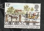 Stamps United Kingdom -  929 - 150 Anivº del ferrocarril Liverpool-Manchester