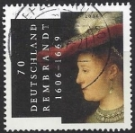 Stamps Germany -  400 aniversario del  nacimiento de Rembrandt