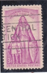 Stamps United States -  honor en aquellos que ayudaron a combatir la poliomielitis