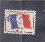 Stamps France -  BANDERA MILITAR FRANCESA