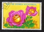 Stamps Equatorial Guinea -  Flowers (IX) Roses