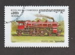 Stamps Cambodia -  Locomotora