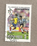 Stamps Hungary -  Campeonato mundial futbol Italia 1990